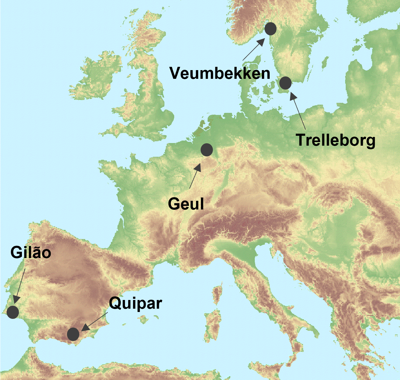 Map of LandEX Study Areas